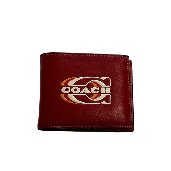 Coach Other - Coach 3 in 1 Wallet with Coach Stamp in Black Antique Nickel 1941 Red Multi